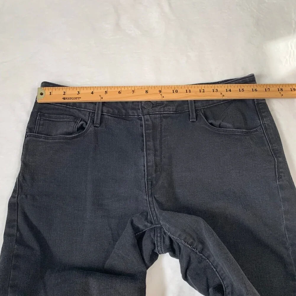 Levi's Mid‎ Rise Skinny Jeans Women 12M Black Stretch Denim
